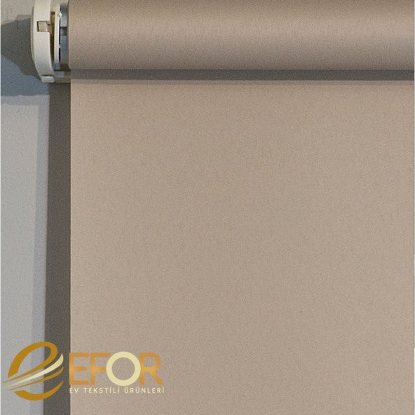 Vizon Rengi Polyester Stor Perde - Resim 2