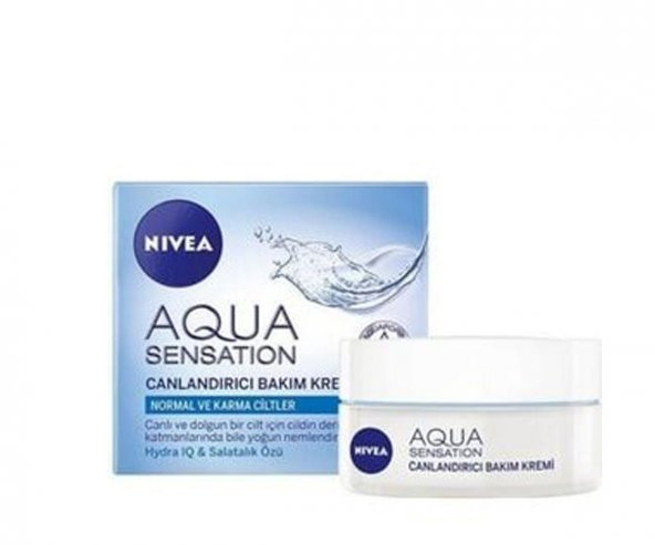 Nivea Aqua Sensation Canlandırıcı Yüz Bakım Kremi 50 ml ürün görseli 1