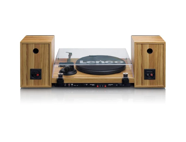 Lenco LS-500 Ahşap Bluetoothlu Pikap Plak Çalar - Resim 5