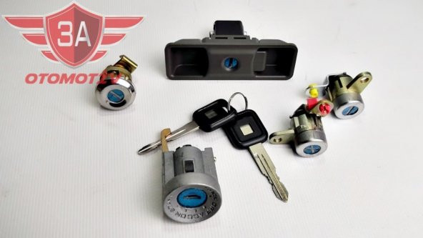 Isuzu TFR Kapı-Kontak Anahtar Seti (Torpido Kilitli) 1986-1997 ürün görseli 1