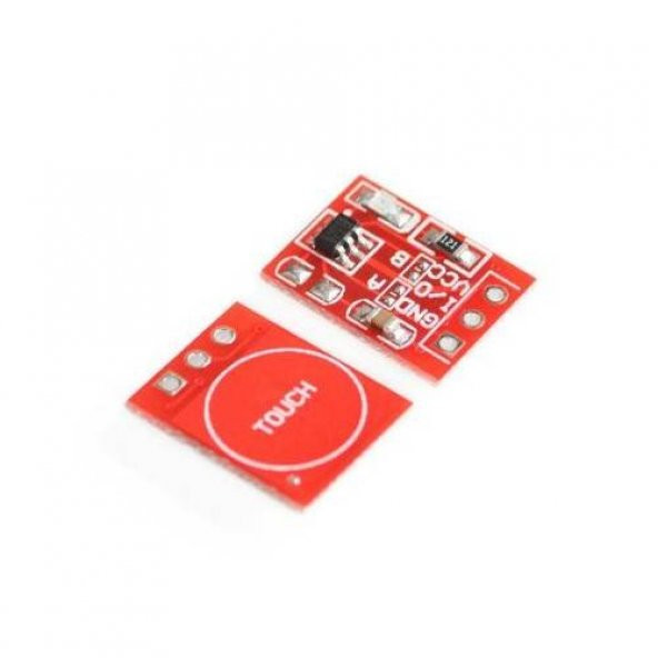 Arduino TTP223 TOUCH Dokunmatik Anahtar Düğme Modül x 1adet  (rf041) ürün görseli 1