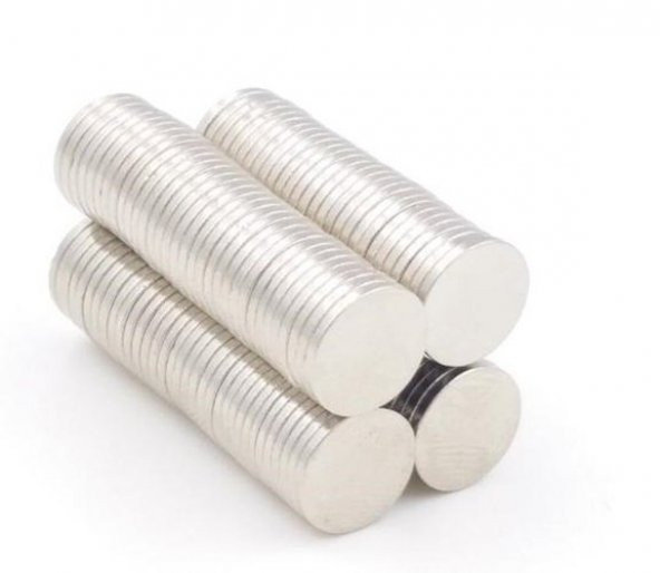 Neodyum Mıknatıs Silindir 8x1mm x 10 adet ürün görseli 1