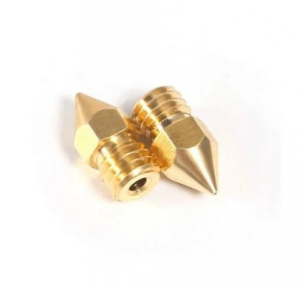 3D Printer / Yazıcı Extruder MK8 Pirinç Nozzle - 1,0mm (1.75) 1 Adet (rf184) ürün görseli 1