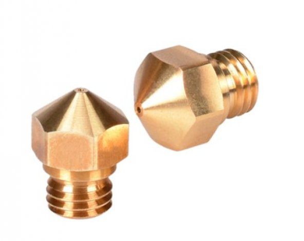 3D Printer / Yazıcı Extruder MK10 Pirinç Nozzle - 0,6mm (1.75) 1 Adet (rf185) ürün görseli 1