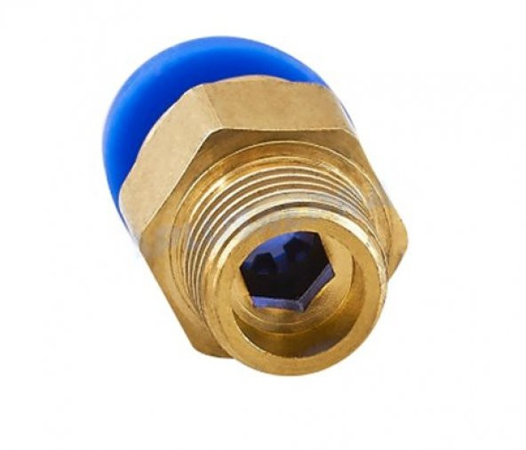 3D Yazıcı Pnömatik konnektör PC4-01 fla 1,75mm x 1 adet ürün görseli 1