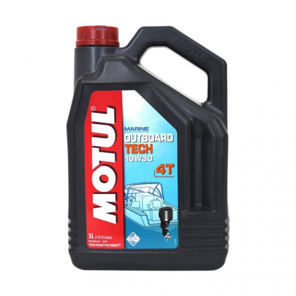Motul Marine Outboard Tech 4T 10W-30 5 Lt Tekne Motor Yağı ürün görseli 1