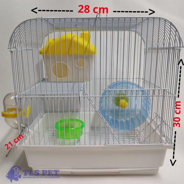 TLSPet İthal Hamster Kafesi HEDİYELİ ! - Resim 3