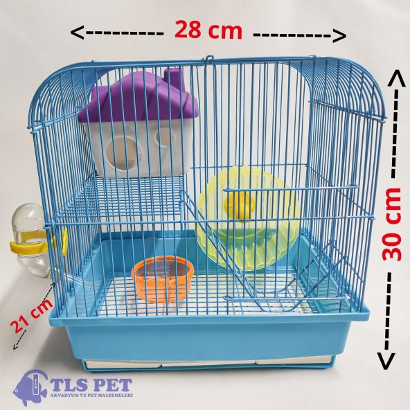 TLSPet İthal Hamster Kafesi HEDİYELİ ! - Resim 4