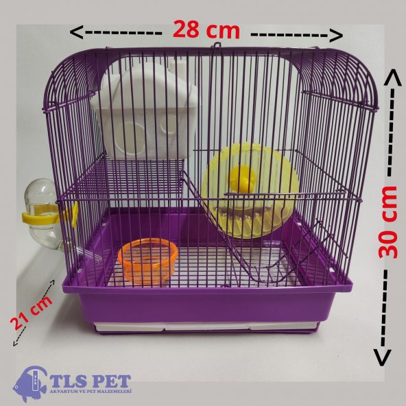 TLSPet İthal Hamster Kafesi HEDİYELİ ! - Resim 5