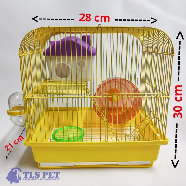 TLSPet İthal Hamster Kafesi HEDİYELİ ! - Resim 6
