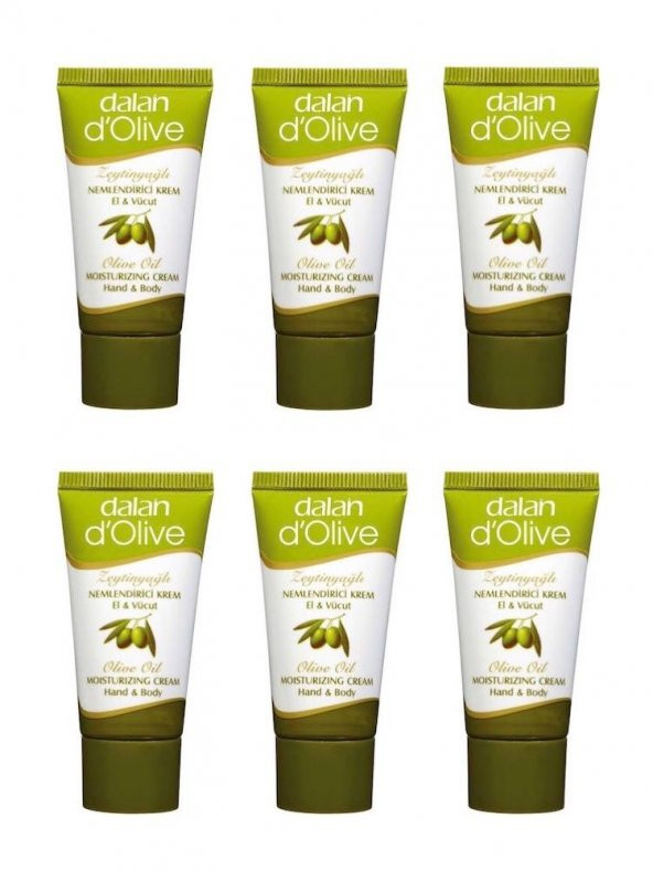 DALAN DOLİVE KREM 20 ML TÜP 6'LI SET ürün görseli 1