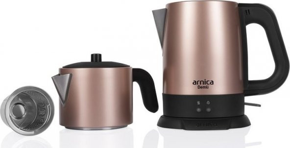 Arnica Demli Çay Makinesi Rose - Resim 2