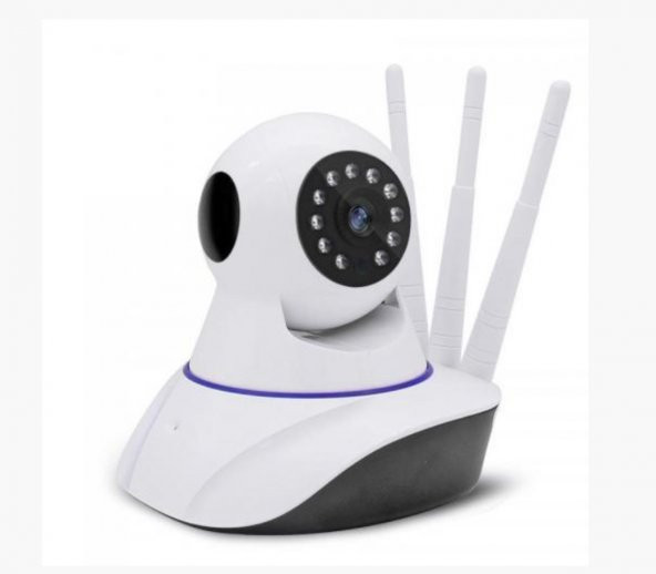 Ateştech  KS-515 Gece Görüşlü HD 360 Derece Wifi İp Kamera ürün görseli 1