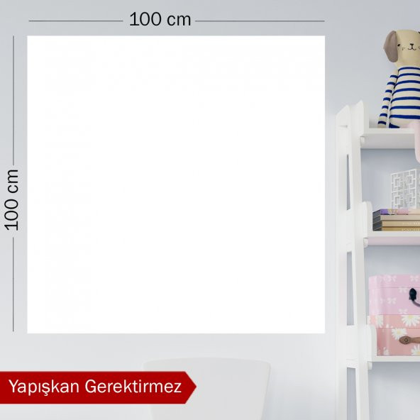 EVBUYA 100 CM-100 CM BEYAZ AKILLI KAĞIT ( 1 Alana 1 Hediye ) ürün görseli 1
