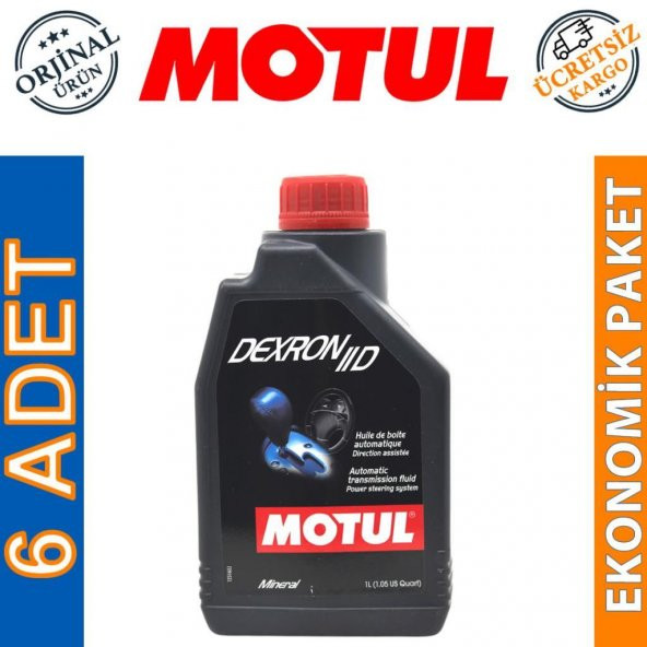 Motul Dexron IID 1 Lt Otomatik Şanzıman Yağı (6 Adet) ürün görseli 1