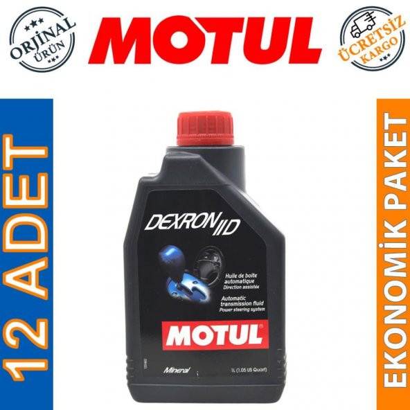 Motul Dexron IID 1 Lt Otomatik Şanzıman Yağı (12 Adet) ürün görseli 1