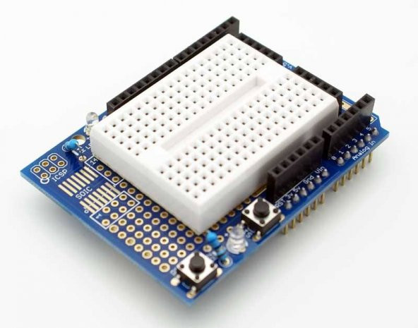Arduino Proto Shield + Mini Breadboard Hediyeli ürün görseli 1