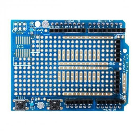 Arduino Proto Shield + Mini Breadboard Hediyeli - Resim 2