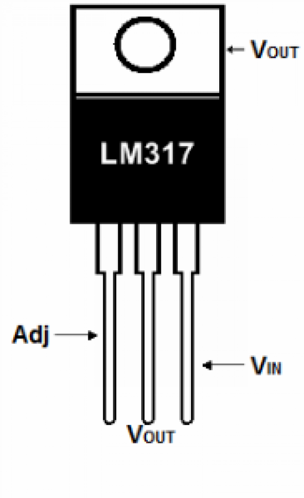 LM317 Ayarlanabilir Voltaj Regülatör Entegresi - Resim 2