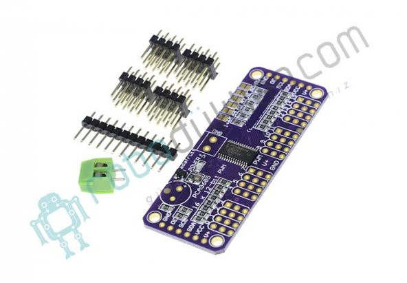Servo Sürücü Kartı - 16 Kanal 12 Bit Pwm Pca9685 ürün görseli 1