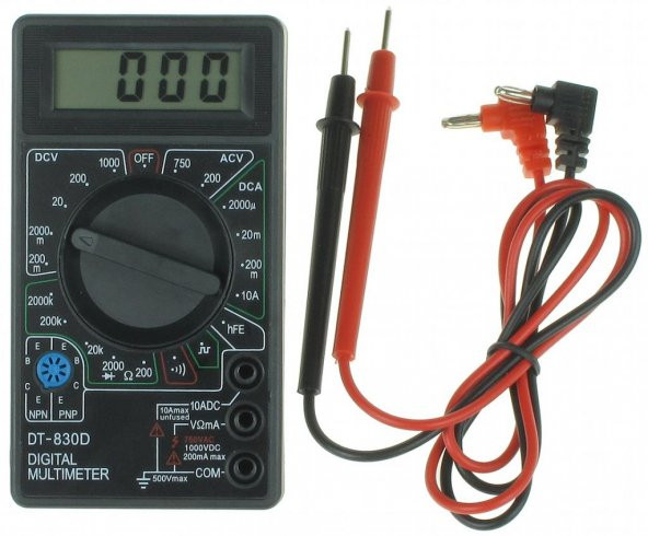DT830D Dijital Ölçü Aleti - Multimetre - Avometre ürün görseli 1