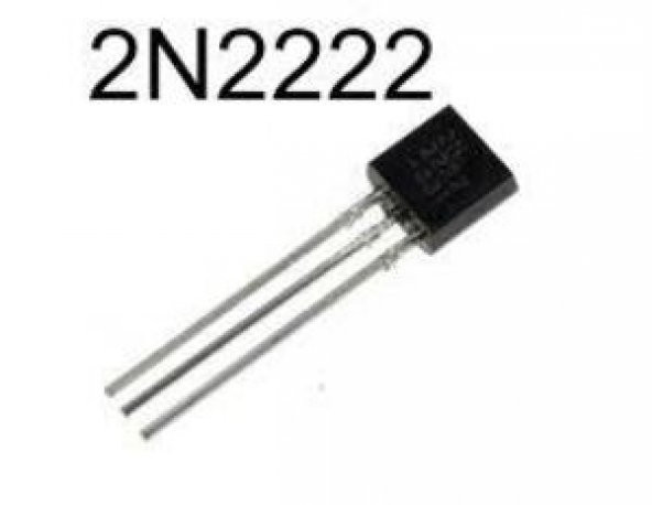 2N2222 Plastik NPN Transistör ürün görseli 1