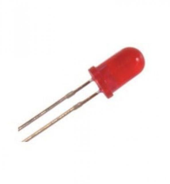 5mm Kırmızı Led - 1 Adet ürün görseli 1