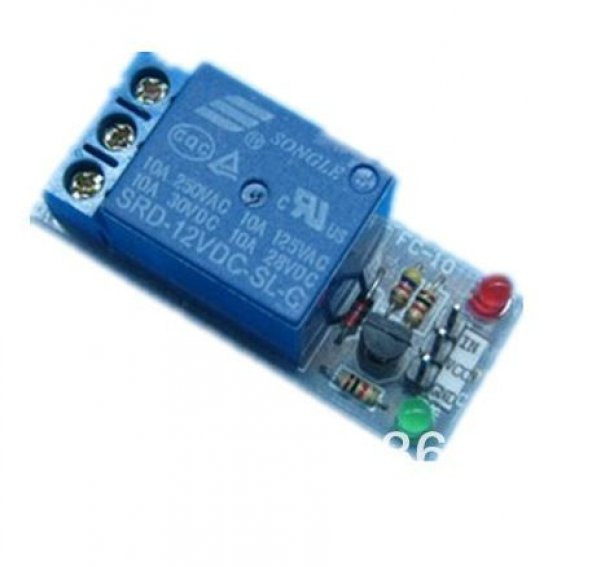 5v 1 Kanal Röle Modülü / 1 Channel Low level Trigger Relay Module - Resim 2