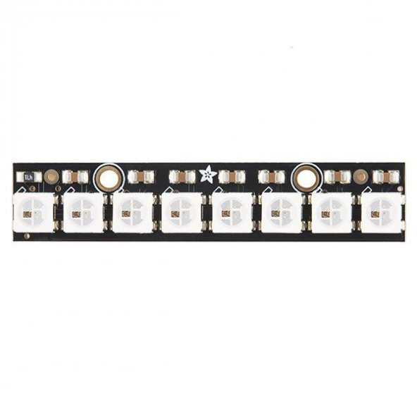 Neopixel 8 Rgb Led - Neopixel Stick - 8li Ws2812 5050 Rgb Led ürün görseli 1