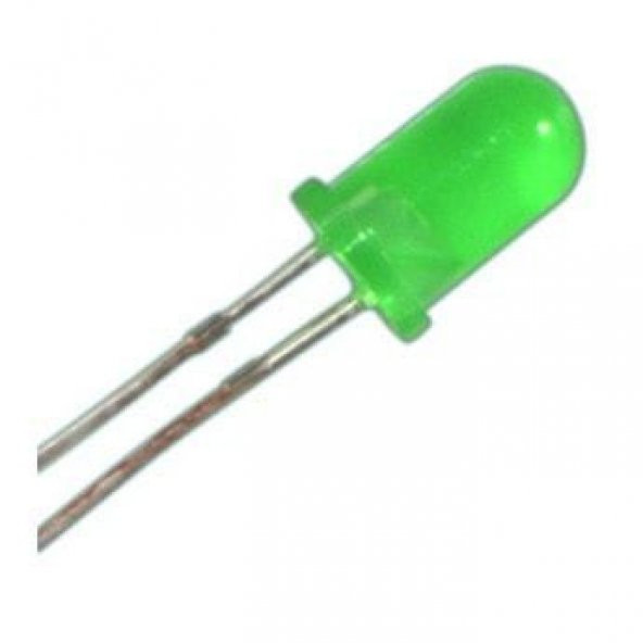 5mm Yeşil Led - 1 Adet - Resim 2