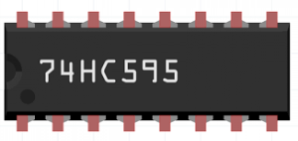 74HC595 - 8-Bit - Shift Register Entegresi - Resim 2