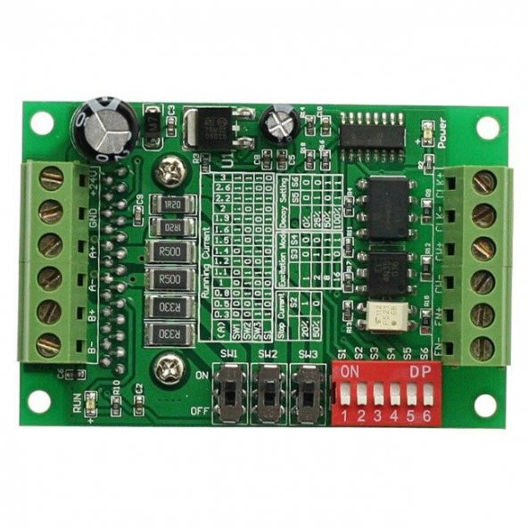 Tb6560 3a Step Motor Sürücüsü, Tek Eksenli /  Stepper Motor Driver,Single Axis Controller,10 Files C - Resim 3