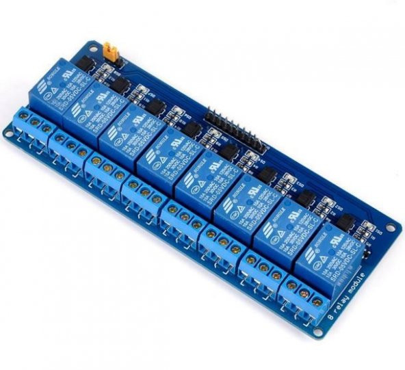 Arduino 8 Kanal 5v Röle Kartı / 5v Relay Shield ürün görseli 1