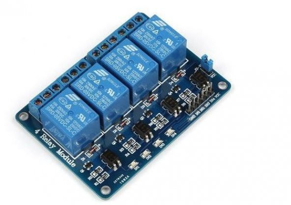 Arduino 4 Kanal 5V Röle Kartı / 5v Relay Shield 4 Channel ürün görseli 1