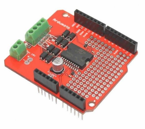 Ardumoto Motor Sürücü Shield  - L298P Motor Sürücü Modül ürün görseli 1