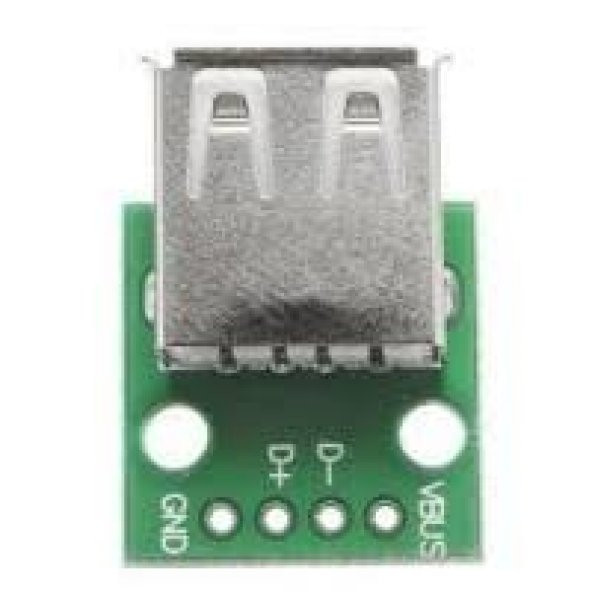 Usb Type A Dişi Soket Pcb Modülü - 4 Pin ürün görseli 1