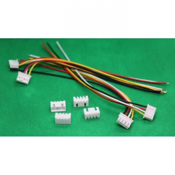 4 Pin Dişi-Erkek Kablolu Tunik Soket Seti 1.2 mm - 10 cm ürün görseli 1