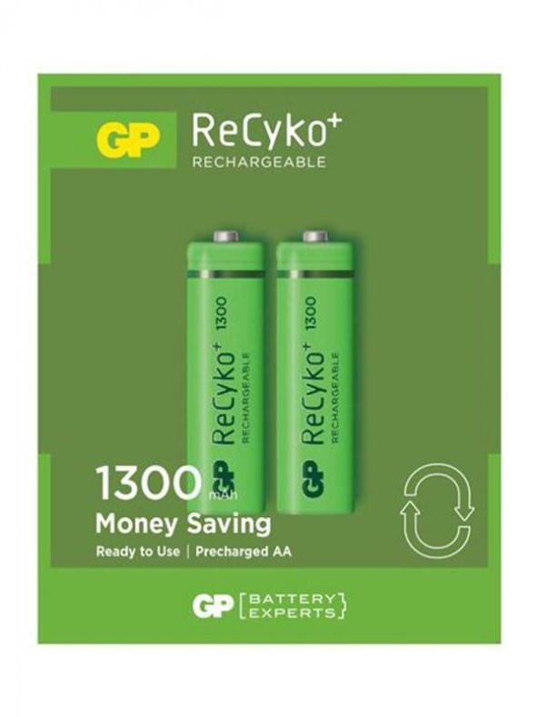 GP Recyko Rechargeable AA 1300mah Şarjlı Kalem Pil ürün görseli 1