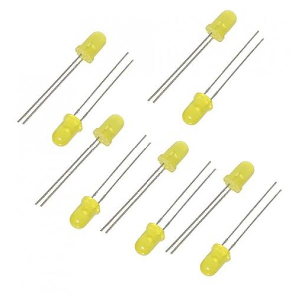 5mm Sarı Led Paketi - 10 Adet ürün görseli 1