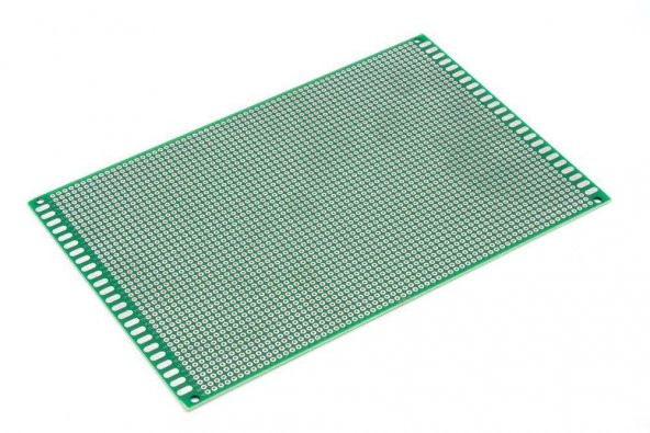 8x12 Cm Çift Yüzlü Delikli Bakır Plaket 2 Katman ürün görseli 1