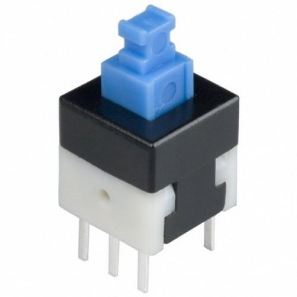 6 Pin On/off Kilitli Buton 5.8x5.8mm ürün görseli 1