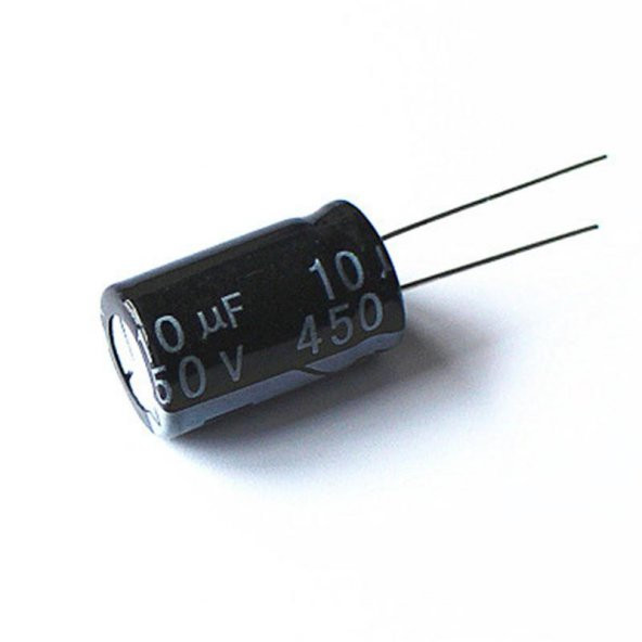 10uF 450V  Elektrolit Kondansatör ürün görseli 1