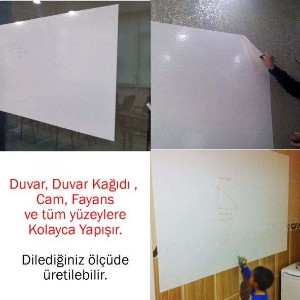 EVBUYA 120 Cm-150 Cm Beyaz Akıllı Kağıt - Resim 3