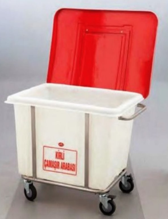 KİRLİ ÇAMAŞIR TAŞIMA ARABASI 280 LT - Resim 2