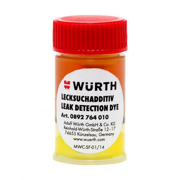 Würth Klima Kaçak Arama Sıvısı 7,5 ML Kartuş Leak Detection Dye ürün görseli 1