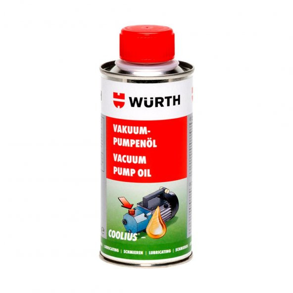 Würth Vakum Pompası Yağı 250 ML - Contaları Aşındırmaz ürün görseli 1