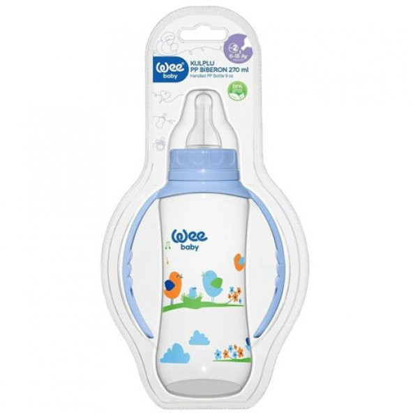 Wee Baby Kulplu PP Biberon 270 ml 745 ürün görseli 1