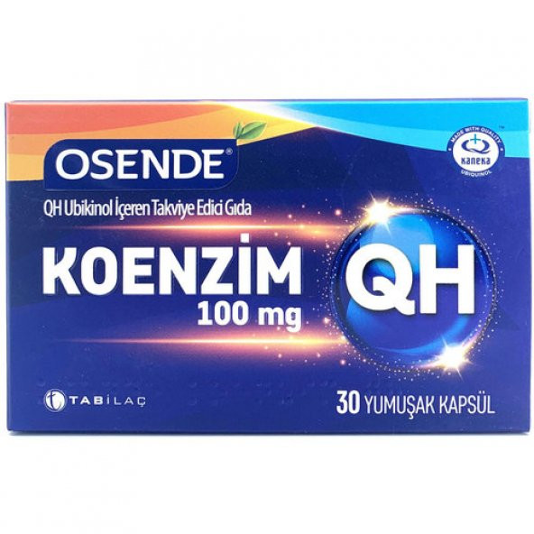 Osende Koenzim QH Ubikinol 100 mg 30 Tablet ürün görseli 1