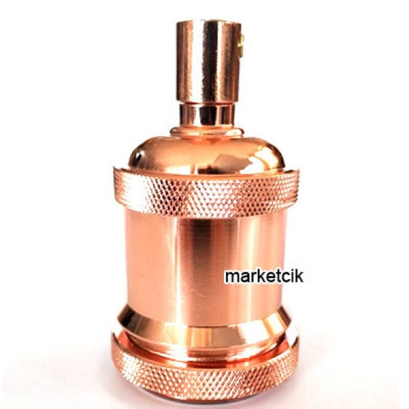 Marketcik Dekoratif Bakır Metal E27 Duy ürün görseli 1