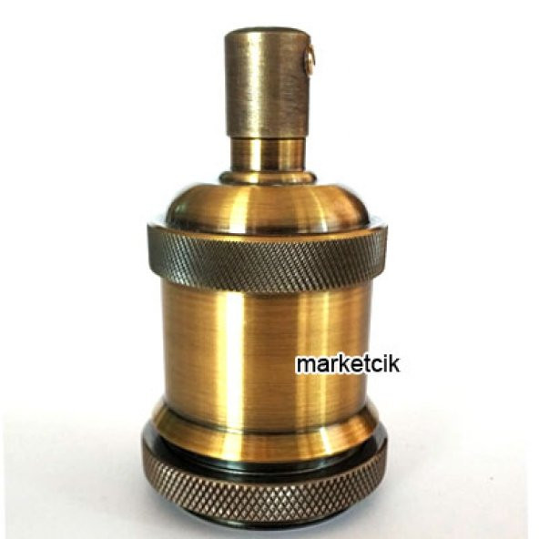 Marketcik Dekoratif Eskitme Metal E27 Duy ürün görseli 1